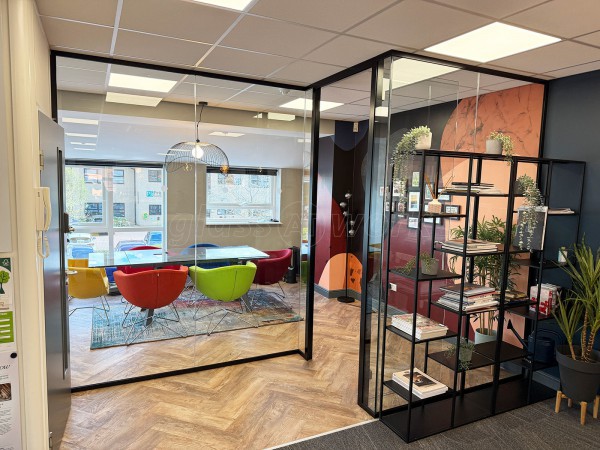 Teemo Designs (Peterborough, Cambridgeshire): Stepped Glass Partition Wall Using Acoustic Glazing
