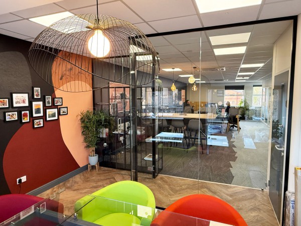 Teemo Designs (Peterborough, Cambridgeshire): Stepped Glass Partition Wall Using Acoustic Glazing