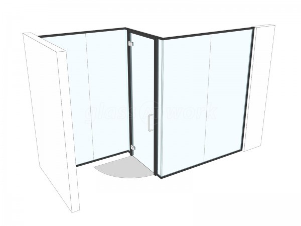 Teemo Designs (Peterborough, Cambridgeshire): Stepped Glass Partition Wall Using Acoustic Glazing