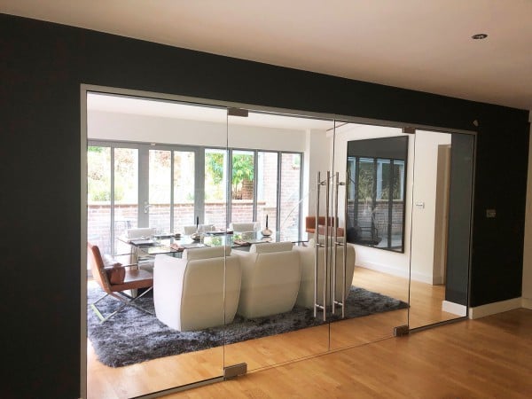 Pivot Frameless Glass Doors