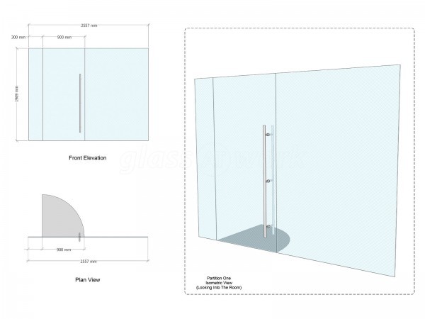 The Hollies Hotel (Stoke-Sub-Hamdon, Somerset): Hotel Frameless Glass Walls and Doors