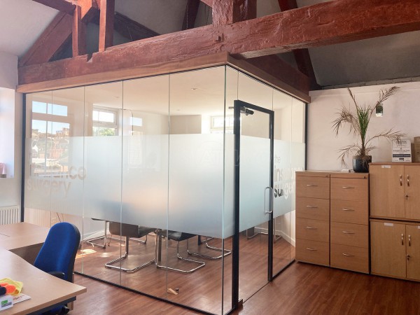 The Insurance Surgery (Macclesfield, Cheshire): Glass Corner Office