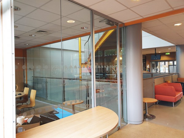 The Pump [East Birmingham] (Birmingham, West Midlands): Frameless Laminated Acoustic Glass Corner Room