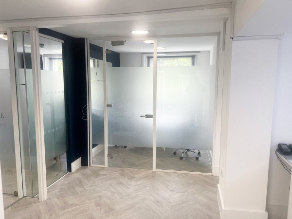 The Wimpole Clinic (Harley Street, London): Acoustic Glass Office Partitions and Consultation Rooms