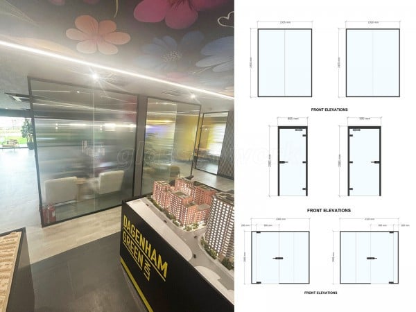 The Hill Group (Dagenham, Essex): Commercial Glass Office Fitout