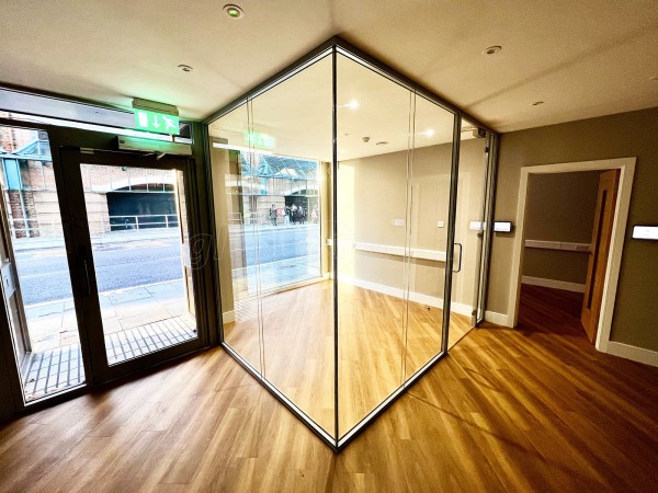 Tinklin Springall Solicitors (Bromley, Kent): Double Glazed Glass Partitions Corner Office