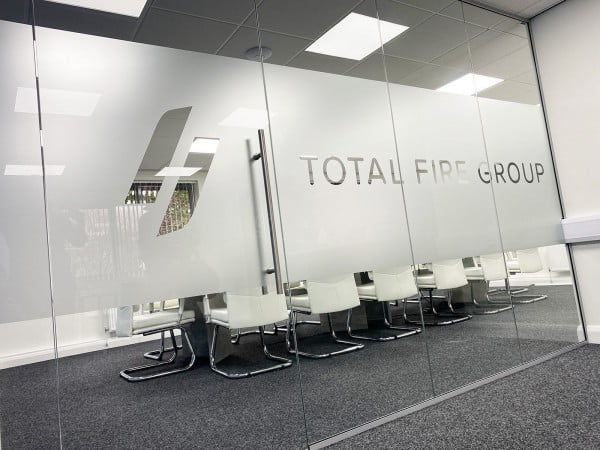 Total Fire Group (Bolton, Greater Manchester): Frameless Office Partition Glass Wall and Door
