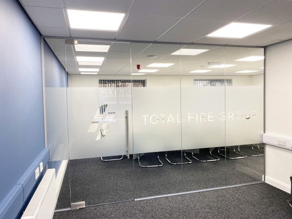 Total Fire Group (Bolton, Greater Manchester): Frameless Office Partition Glass Wall and Door