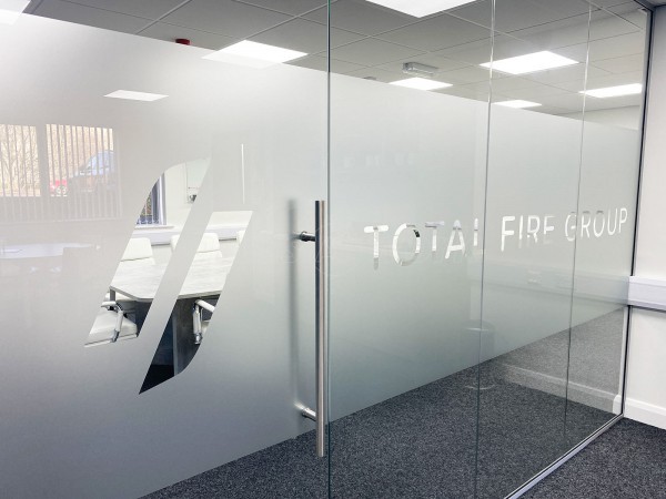 Total Fire Group (Bolton, Greater Manchester): Frameless Office Partition Glass Wall and Door