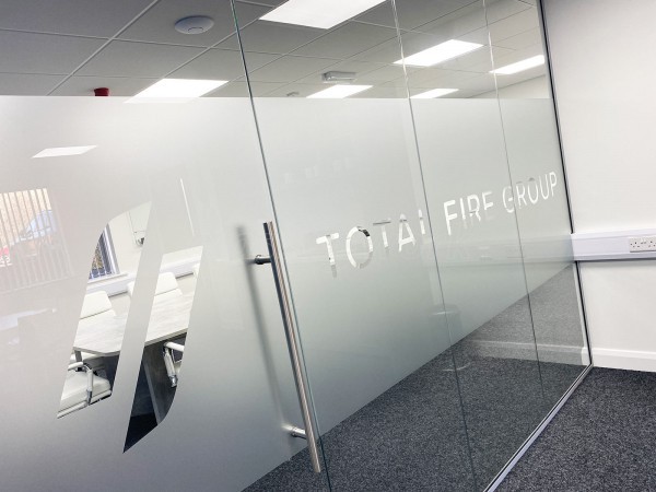 Total Fire Group (Bolton, Greater Manchester): Frameless Office Partition Glass Wall and Door