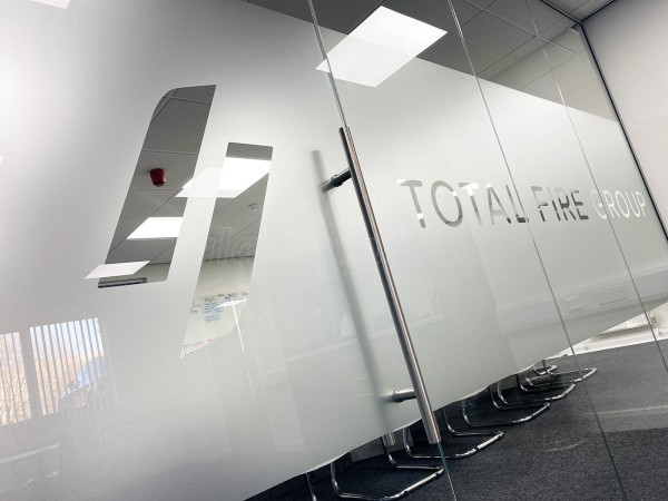 Total Fire Group (Bolton, Greater Manchester): Frameless Office Partition Glass Wall and Door