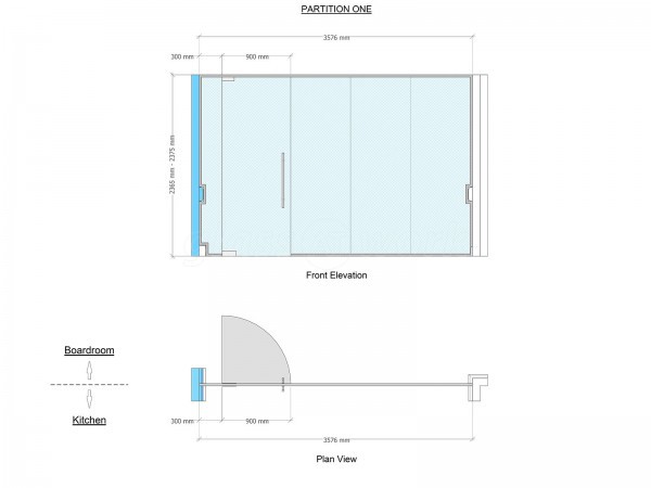 Total Fire Group (Bolton, Greater Manchester): Frameless Office Partition Glass Wall and Door