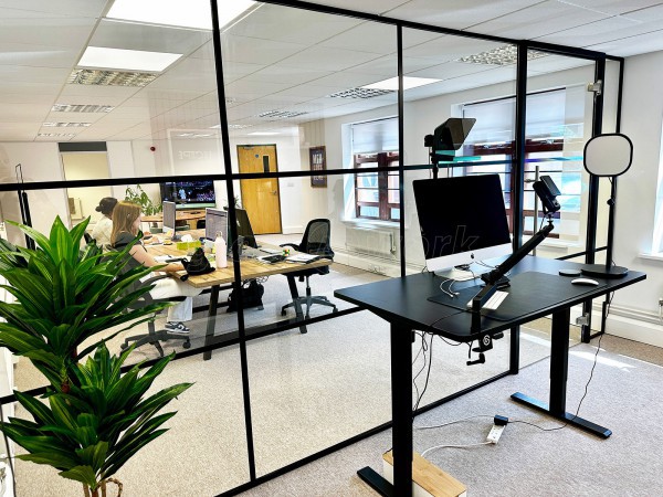 Total Growth Ownership (Weybridge, Surrey): T-Bar Panel Glazed Office Partition