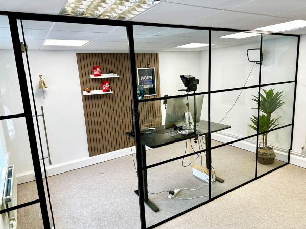 Total Growth Ownership (Weybridge, Surrey): T-Bar Panel Glazed Office Partition