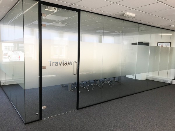 Travlaw (Horsforth, Leeds): Glass Office Fit-Out Using Acoustic Glazing