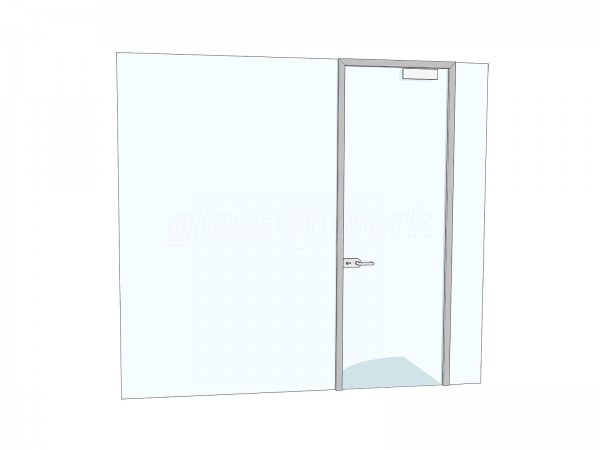 Urm Group (Knottingley, West Yorkshire): Glass Office Partitions With Logo Window Film