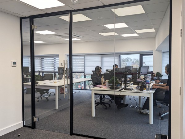 Union Business Finance (Hemel Hempstead, Hertfordshire): Acoustic Glass Office Partition