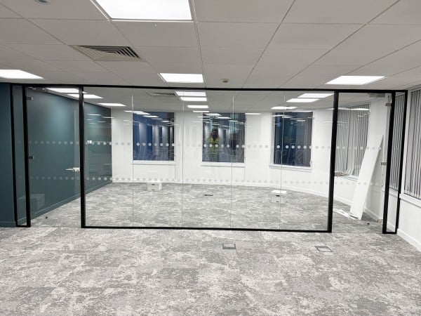 V and L Construction (The City, London): Glass Partition Wall With Two Doors