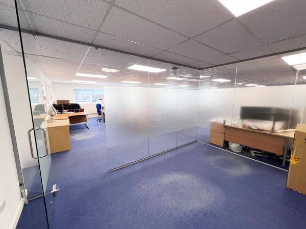 Virtue Ltd (Banbury, Oxfordshire): Corner Glass Office