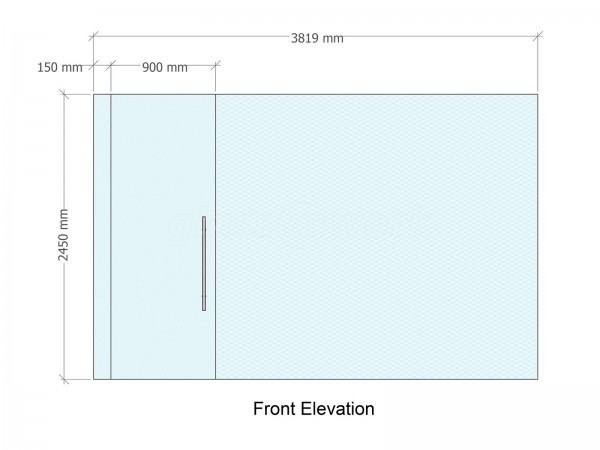 WTTA Group (Epping, Essex): Straight Glass Office Wall With Frameless Door