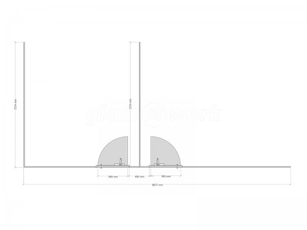 Waltlabs.io (Letchworth Garden City, Hertfordshire): Frameless Glass Corner Offices