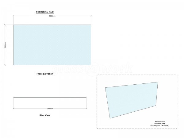 Procure4 Ltd (Warwick, Warwickshire): Glazed Office Partition Wall