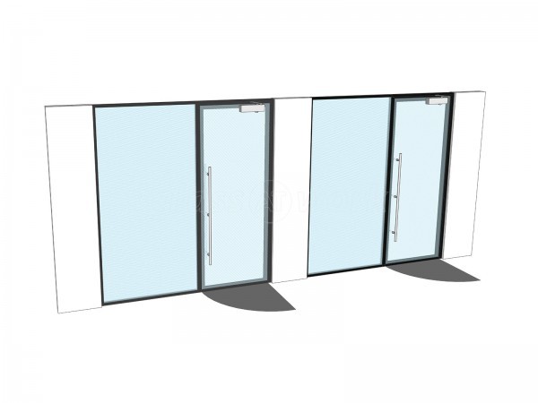 Welwyn Homes Ltd (Stevenage, Hertfordshire): Double Glazed Glass Office Partitions and Doors