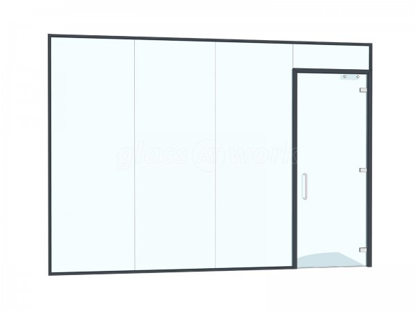 Westfield Properties  (Lymington, Hampshire): Frameless Glass Office Fitout
