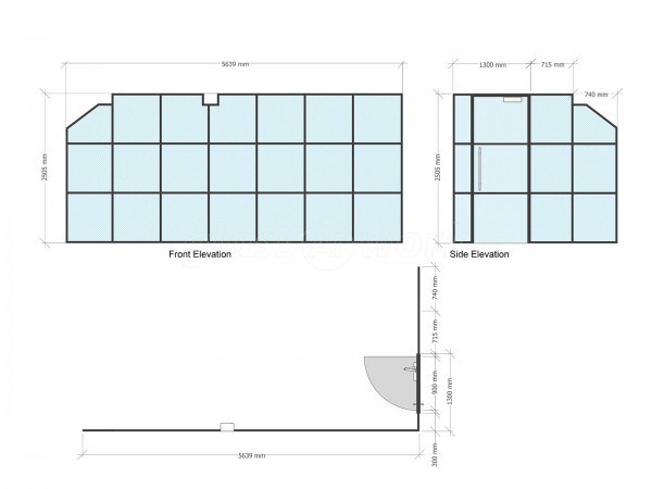 The White Lab (Ardwick, Manchester): Industrial-Style Glass Corner Rooms, Including Mezzanine Edge Protection