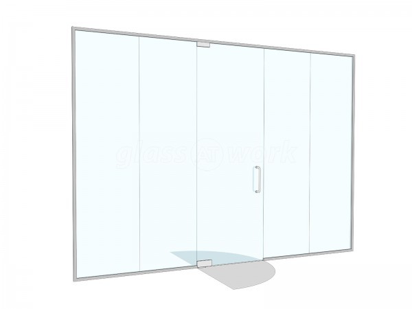 Wordcomm (Kingston upon Thames, Surrey): Frameless Glass Office Partition