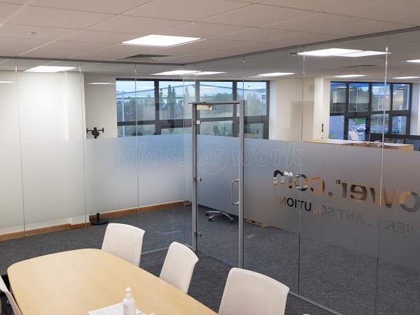 Yellow Power Ltd (Stoke On Trent, Staffordshire): Acoustic Glass Corner Room With Bespoke Window Film