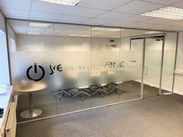Yellow Power Ltd (Stone, Staffordshire): Office Acoustic Glass Screen Partition with Soundproofing