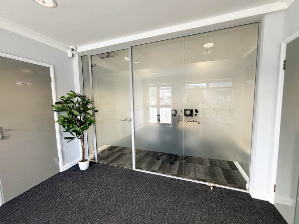 Zone Cee (Bilston, West Midlands): Glass Office Partition With Window Film