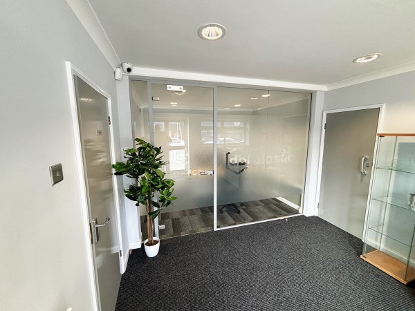 Zone Cee (Bilston, West Midlands): Glass Office Partition With Window Film