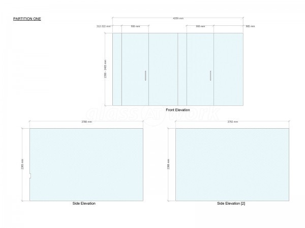 Zone Cee (Kings Heath, Birmingham): Glass Office Partitions