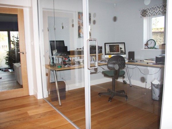 Domestic Project (Aylesbury, Buckinghamshire): Acoustic Glass Partitioning