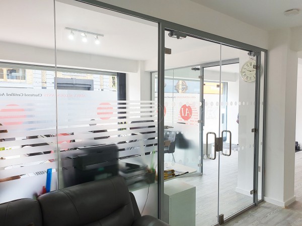 Pivot Framed Glass Doors