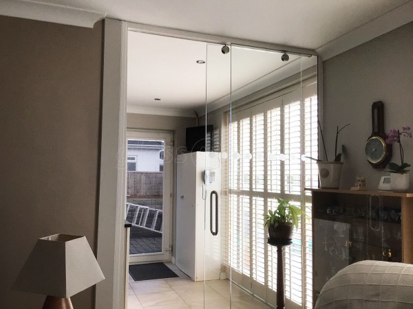 Domestic Project (Barry, Wales): Glass Sliding Door With Side Panel