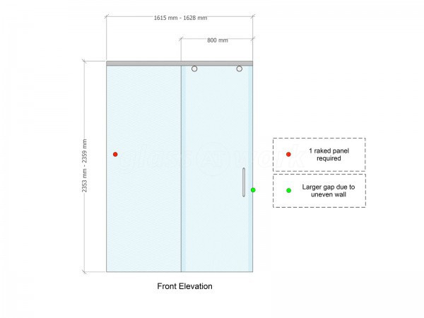 Domestic Project (Barry, Wales): Glass Sliding Door With Side Panel