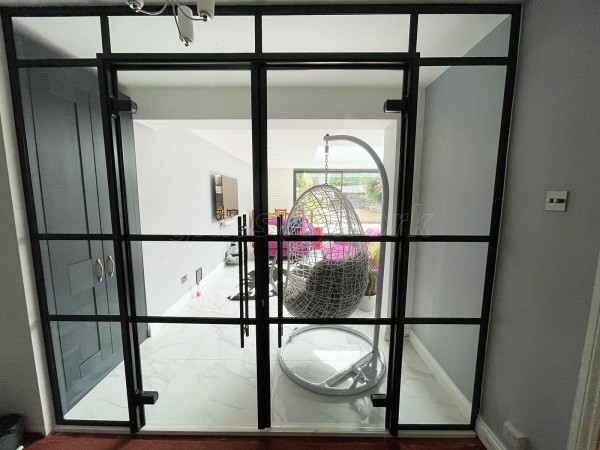 Domestic Project (Walton-on-Thames, Surrey): Art Deco Style Glass Double Doors