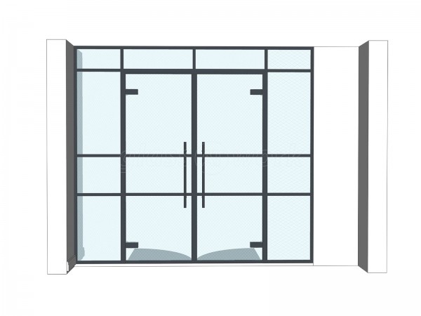 Domestic Project (Walton-on-Thames, Surrey): Art Deco Style Glass Double Doors