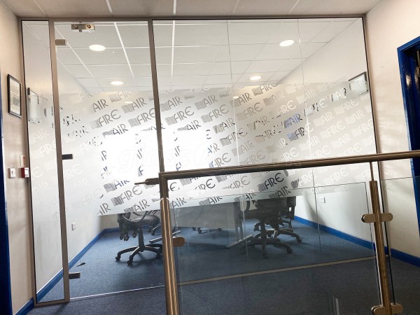 Airtrace Sheet Metal Ltd (Eastbourne, East Sussex): Toughened Glass Separating Wall With Door