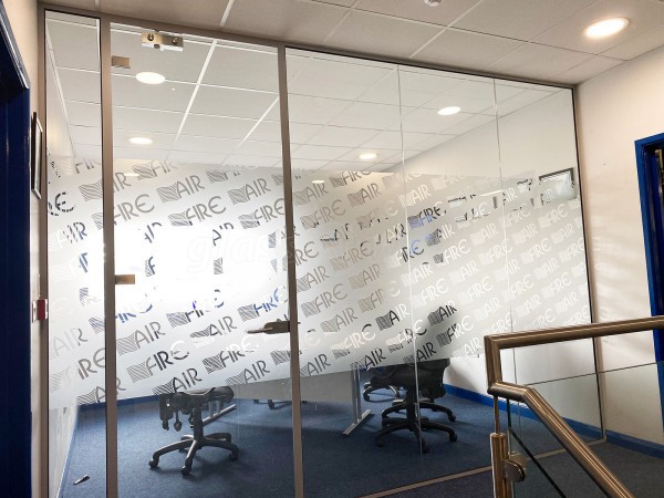 Airtrace Sheet Metal Ltd (Eastbourne, East Sussex): Toughened Glass Separating Wall With Door