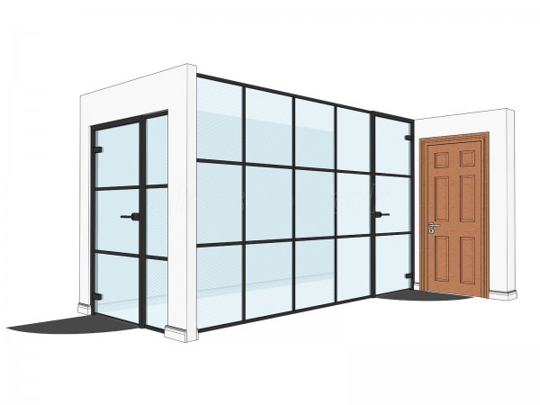 Domestic Project (Amersham, Buckinghamshire): T-Bar Industrial-Style Interior Glazing