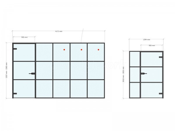 Domestic Project (Amersham, Buckinghamshire): T-Bar Industrial-Style Interior Glazing