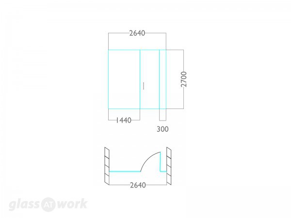 Altair Ltd (Southwark, London): Small Glass Partition and Door