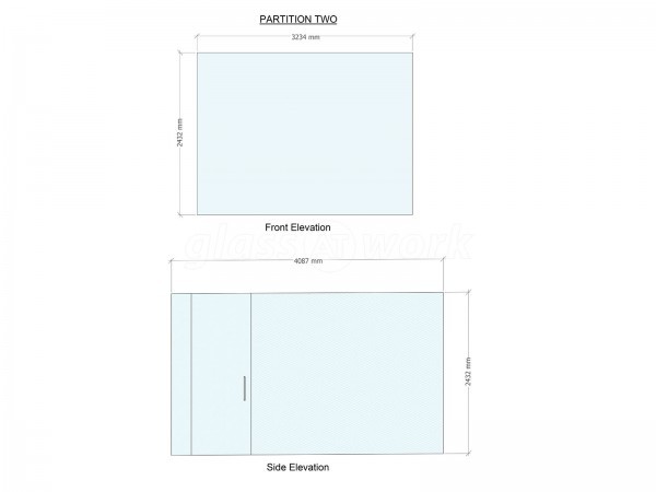 Archway Construction (Northampton, Northamptonshire): T-Shaped Glazed Partition Walls With Acoustic and Toughened Glass