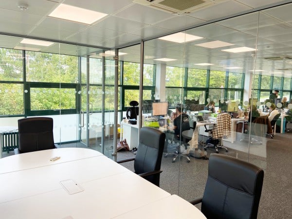 Acoustic Single Glazed Glass Office Partitioning