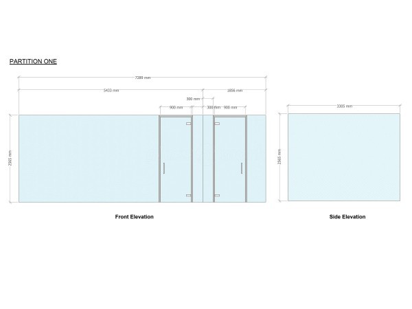 Bakedin (Basingstoke, Hampshire): Two Glass Rooms With Glazed Separating Wall With Soundproofing