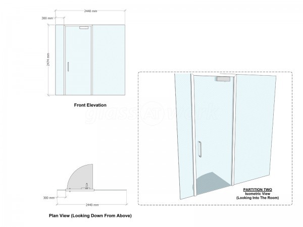 Beyond Dental (Leamington Spa, Warwickshire): Dental Surgery Frameless Glass Partitions